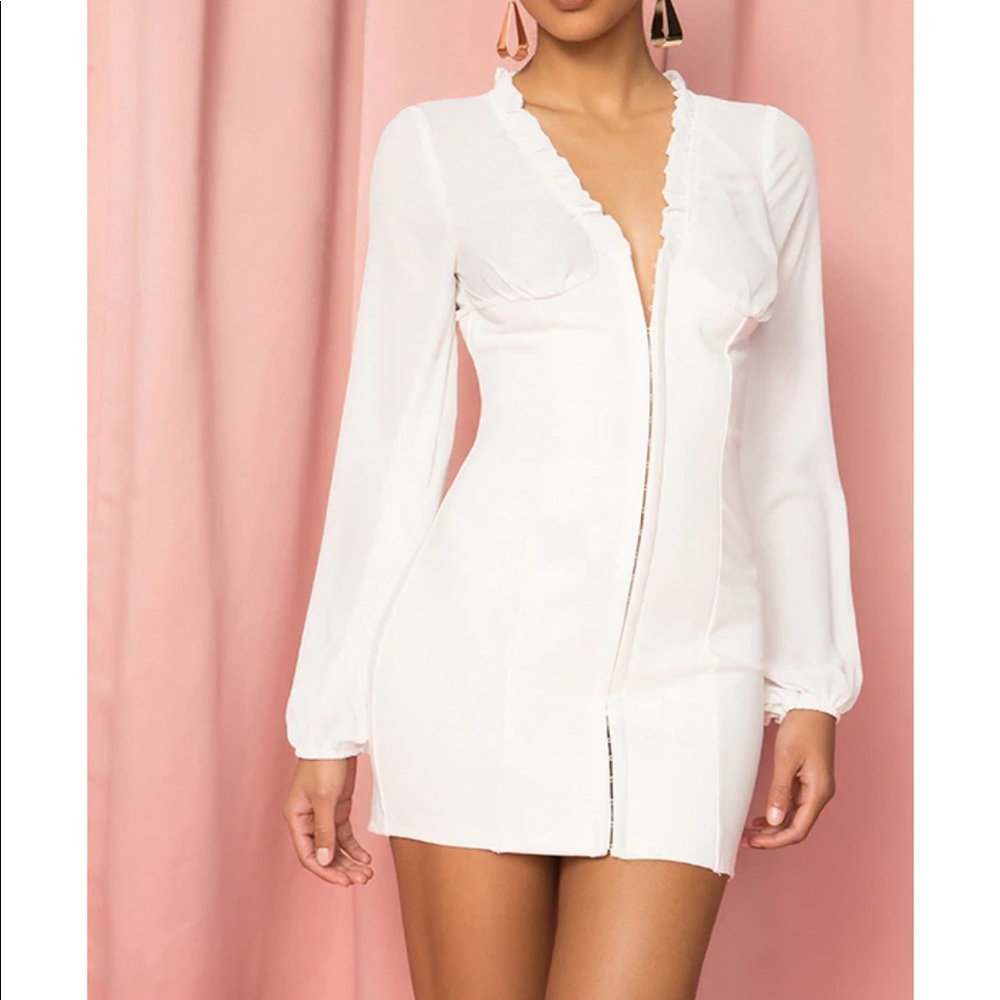 SUPERDOWN brityn hook & eye dress